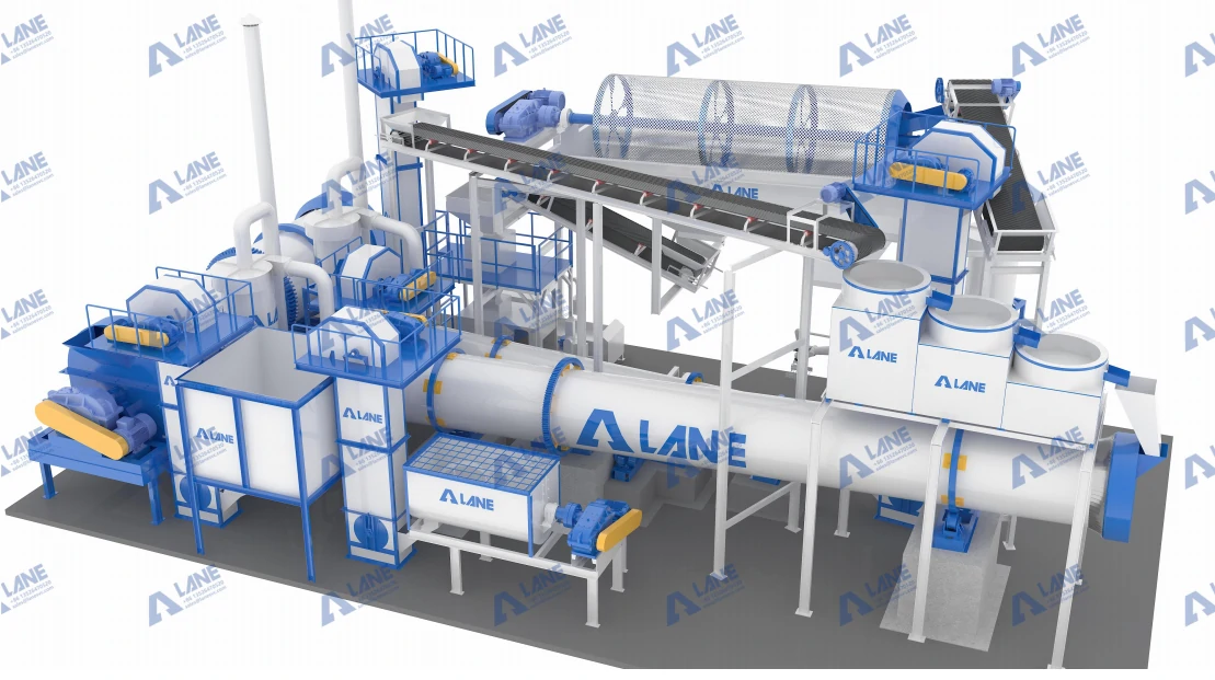 Organic fertilizer production line