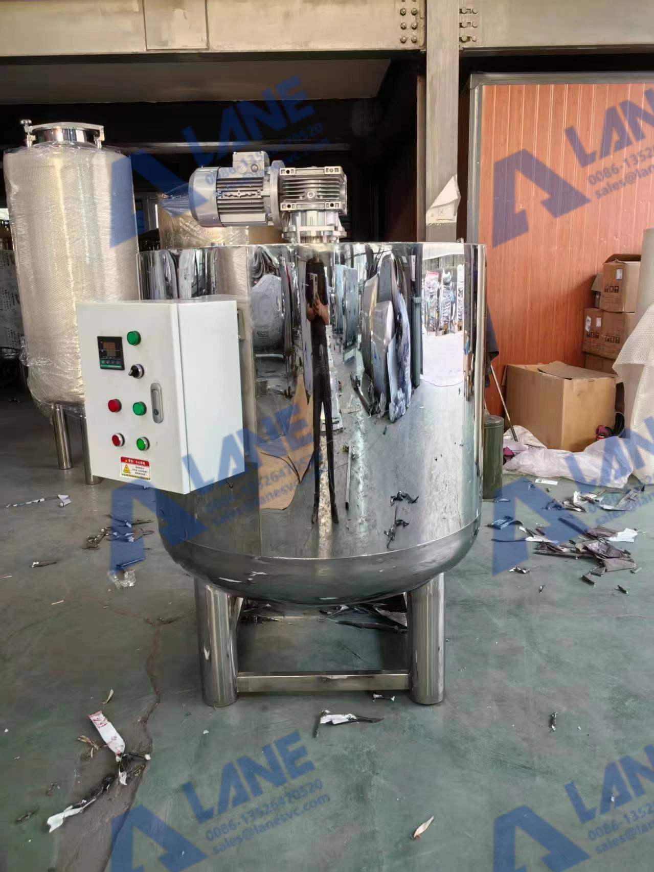 high shear chemical emulsifying mixing tank