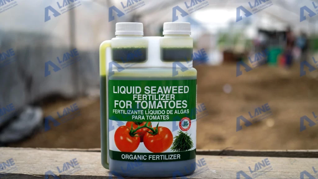 Organic liquid fertilizer production system for tomato farms